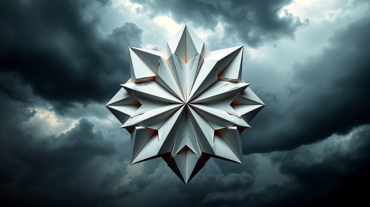 شکل هندسی در آسمان