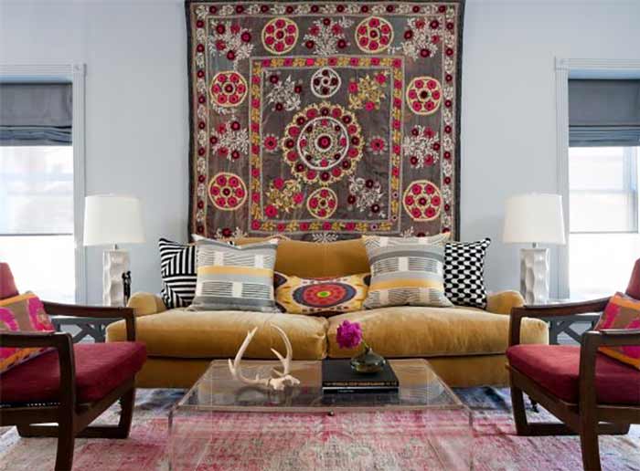 تزیین با فرش