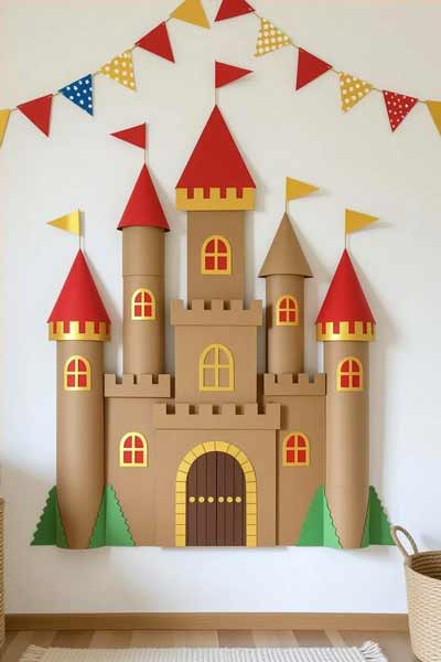 قلعه مقوایی برای اتاق کودک