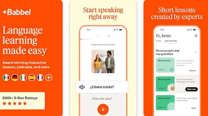 اپلیکیشن Babbel