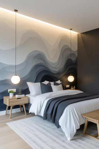 نقاشی دیواری با افکت امبره