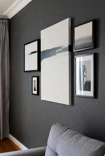 نقاشی‌های مینیمال با تم مونوکروم